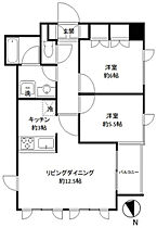 東京都文京区小石川5丁目（賃貸マンション2LDK・6階・63.39㎡） その2