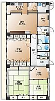 東京都世田谷区松原6丁目（賃貸マンション5LDK・2階・154.50㎡） その2