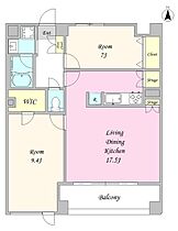 東京都中野区中野3丁目（賃貸マンション2LDK・3階・70.97㎡） その2