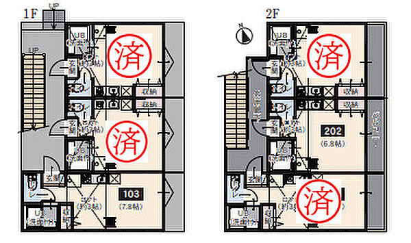 Golden Cross橋本 202｜神奈川県相模原市緑区橋本1丁目(賃貸アパート1R・2階・15.84㎡)の写真 その9