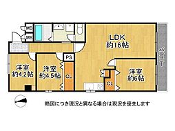 間取図画像 3LDK
