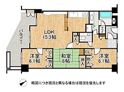 間取図画像 3LDK