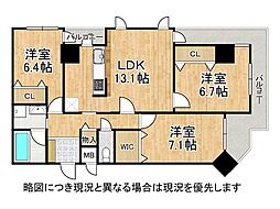 間取図画像 3LDK