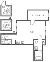 東京都目黒区平町2丁目（賃貸アパート1R・3階・43.79㎡） その2