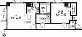 東京都世田谷区三軒茶屋2丁目（賃貸マンション1LDK・3階・45.16㎡） その2