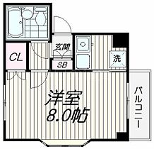 東京都品川区荏原7丁目（賃貸マンション1K・2階・25.00㎡） その2