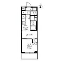 東京都大田区蒲田本町1丁目（賃貸マンション1DK・3階・25.51㎡） その2