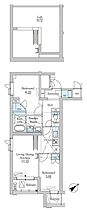 東京都大田区北千束2丁目（賃貸マンション2LDK・4階・54.95㎡） その2