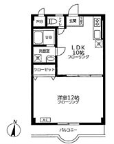 東京都品川区中延2丁目（賃貸マンション1LDK・1階・43.74㎡） その2