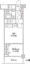 東京都大田区北千束3丁目19-24（賃貸マンション1LDK・4階・36.75㎡） その2