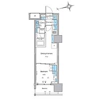 東京都品川区戸越1丁目17-7（賃貸マンション1DK・3階・26.84㎡） その2