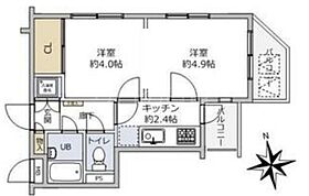 東京都品川区西中延1丁目（賃貸マンション1LDK・3階・27.75㎡） その2