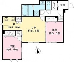 東京都目黒区上目黒4丁目17-12（賃貸アパート2LDK・2階・55.92㎡） その2