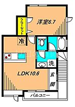 東京都大田区南千束1丁目（賃貸アパート1LDK・2階・34.56㎡） その2