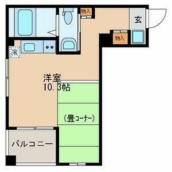 錦糸町インターナショナルレジデンス ｜東京都墨田区亀沢4丁目(賃貸マンション1R・4階・26.18㎡)の写真 その2