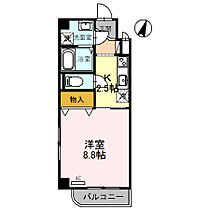 兵庫県西宮市津田町（賃貸マンション1K・1階・30.02㎡） その2