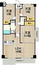 兵庫県西宮市広田町（賃貸マンション3LDK・3階・72.00㎡） その2