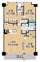 兵庫県西宮市南昭和町（賃貸マンション3LDK・5階・73.48㎡） その2