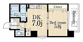 兵庫県西宮市甲子園口2丁目（賃貸マンション1DK・1階・33.03㎡） その2