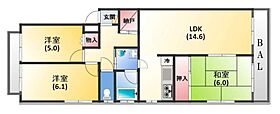 兵庫県西宮市能登町（賃貸マンション3LDK・1階・71.49㎡） その2