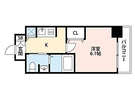 兵庫県西宮市深津町（賃貸マンション1K・8階・22.29㎡） その2