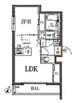 兵庫県西宮市郷免町（賃貸マンション1LDK・3階・32.72㎡） その2