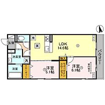 兵庫県西宮市鳴尾町2丁目（賃貸アパート2LDK・1階・60.28㎡） その11