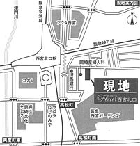 兵庫県西宮市高松町（賃貸マンション1LDK・4階・39.90㎡） その3