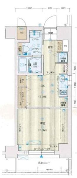 レジュールアッシュ西宮アーバンテラス ｜兵庫県西宮市与古道町(賃貸マンション1DK・4階・31.45㎡)の写真 その2