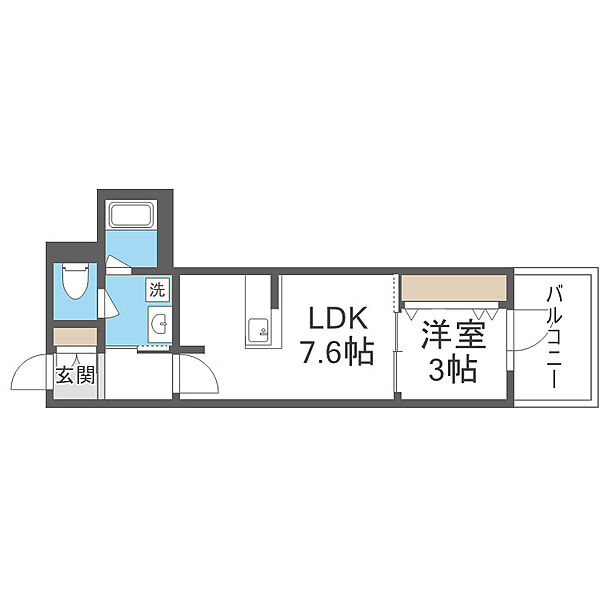 ＲＪＲプレシア南堀江 ｜大阪府大阪市西区南堀江2丁目(賃貸マンション1DK・12階・29.44㎡)の写真 その2