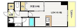 大阪府大阪市北区中崎1丁目（賃貸マンション1LDK・10階・32.72㎡） その2