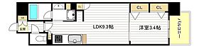 大阪府大阪市中央区東心斎橋1丁目（賃貸マンション1LDK・9階・32.33㎡） その2