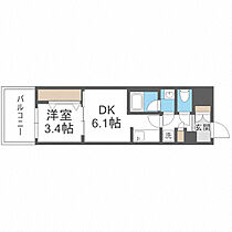 ドゥーエ天満橋 301 ｜ 大阪府大阪市中央区内淡路町2丁目（賃貸マンション1DK・3階・28.05㎡） その2