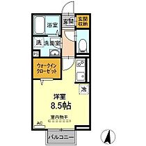 グランドゥ　ヴァンベール 205 ｜ 島根県松江市外中原町138番1、138番4、138番5の各1部（賃貸アパート1R・2階・26.71㎡） その2