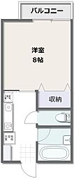 ル・マルシェ 1Kの間取図画像