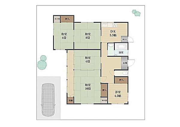 間取りを拡大表示