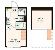 ハーモニーテラス常盤台II  ｜ 東京都板橋区常盤台1丁目47-2（賃貸アパート1R・2階・11.75㎡） その2