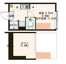 グロワール明大前 103 ｜ 東京都杉並区和泉2丁目（賃貸アパート1R・1階・11.83㎡） その2