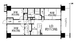 間取図画像 3LDK