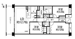 パークホームズ吉祥寺グランテラス 3LDKの間取図画像