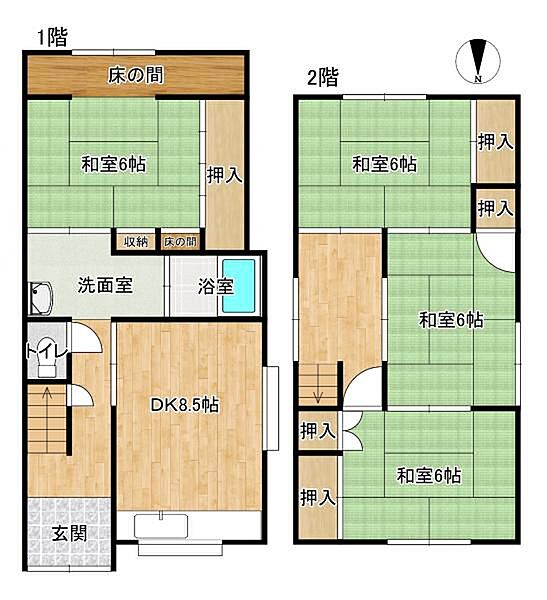 間取りを拡大表示