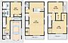 間取り：【2号棟】6180万円　確認サービス第KS126-0420-50356 号　土地面積：62.86？　建物面積：107.72？　2SLDK