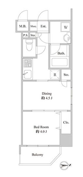 ルクレ東上野レジデンス 705｜東京都台東区東上野１丁目(賃貸マンション1DK・7階・30.01㎡)の写真 その2