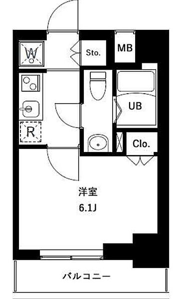 アーバンパークお花茶屋 604｜東京都葛飾区宝町１丁目(賃貸マンション1K・6階・21.28㎡)の写真 その2