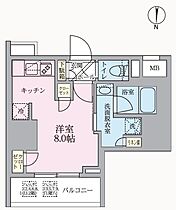 アークマーク浅草（ARKMARK浅草） 1004 ｜ 東京都台東区千束２丁目6-6（賃貸マンション1R・10階・25.48㎡） その2