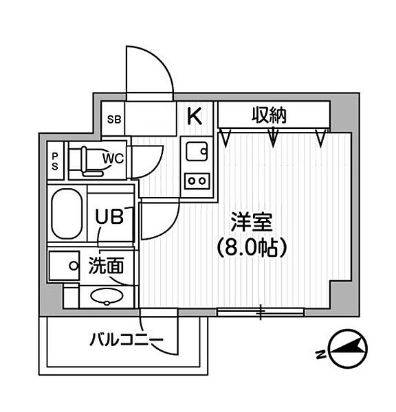 レクシード神楽坂 408｜東京都新宿区東五軒町(賃貸マンション1K・4階・25.93㎡)の写真 その2