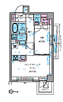 ジェノヴィア四谷三丁目グリーンヴェール 215 ｜ 東京都新宿区大京町18-17（賃貸マンション1LDK・2階・40.40㎡） その2