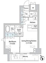 ミリアレジデンス浅草橋II 906 ｜ 東京都台東区柳橋２丁目18-12（賃貸マンション1LDK・9階・40.27㎡） その2