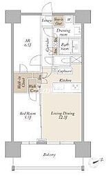 ライトテラス新宿御苑 3階1SLDKの間取り