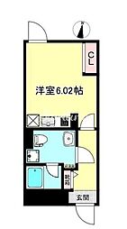 Creal東高円寺 ワンルームの間取図画像